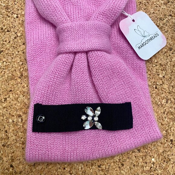 100% cashmere, Convertible headband-Sofia main image 13